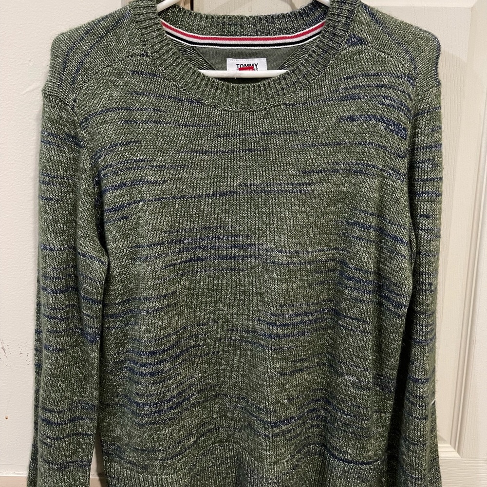 Tommy Jeans Green Sweater
